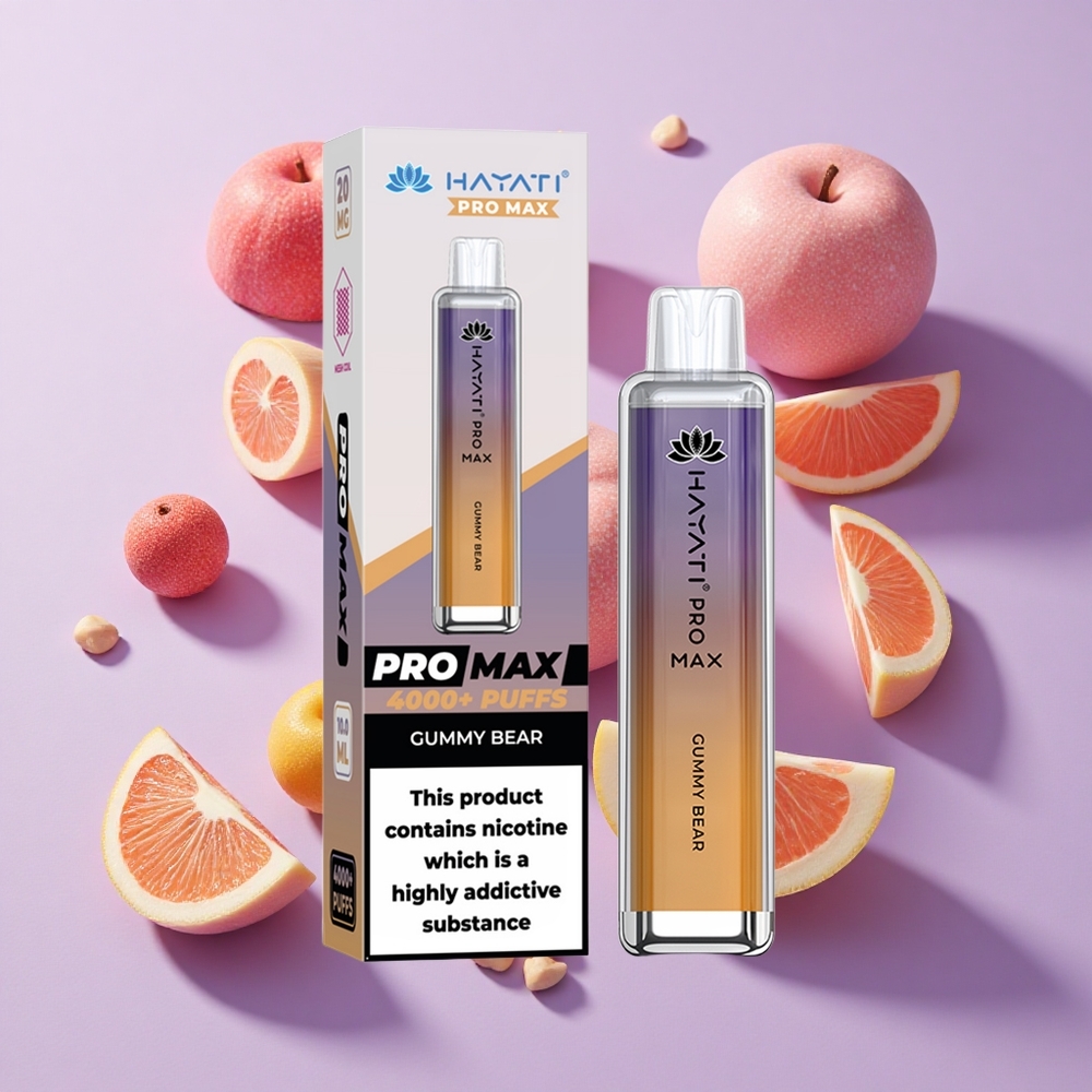 Hayati Pro Max 4000 Puffs Rechargeable Gummy Bear