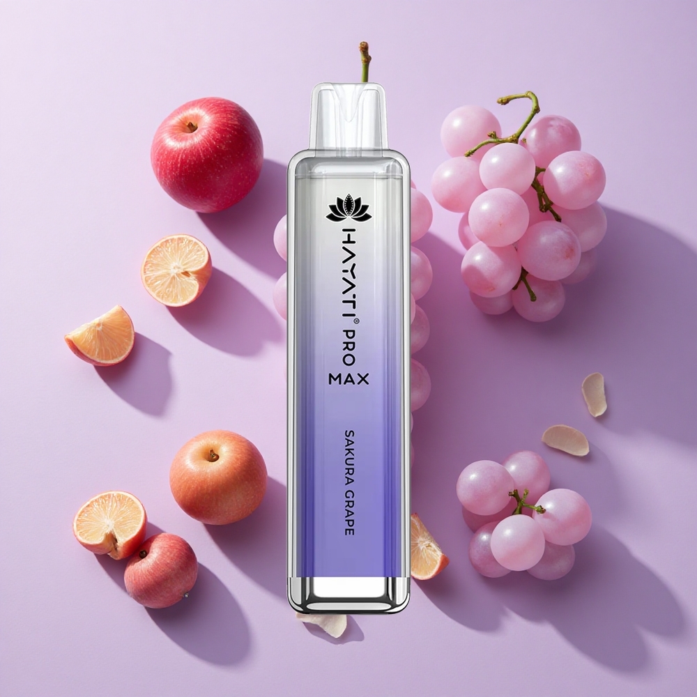 Hayati Pro Max 4000 Puffs Rechargeable Sakura Grape