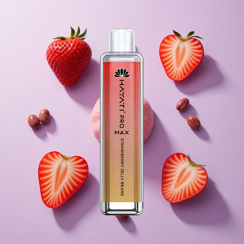 Hayati Pro Max 4000 Puffs Rechargeable Strawberry Jelly Beans