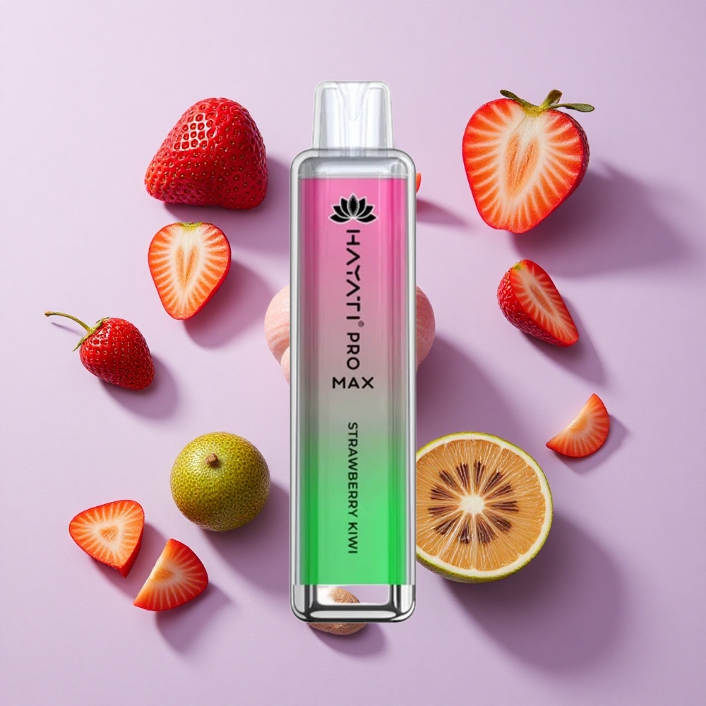 Hayati Pro Max 4000 Puffs Rechargeable Strawberry Kiwi