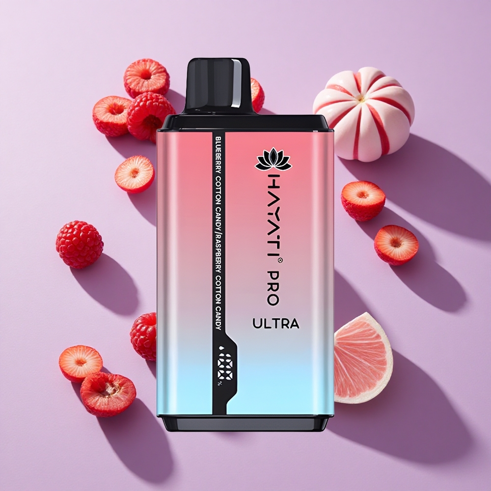 Hayati Pro Ultra 15000 Puffs 24ml Blueberry Cotton Candy