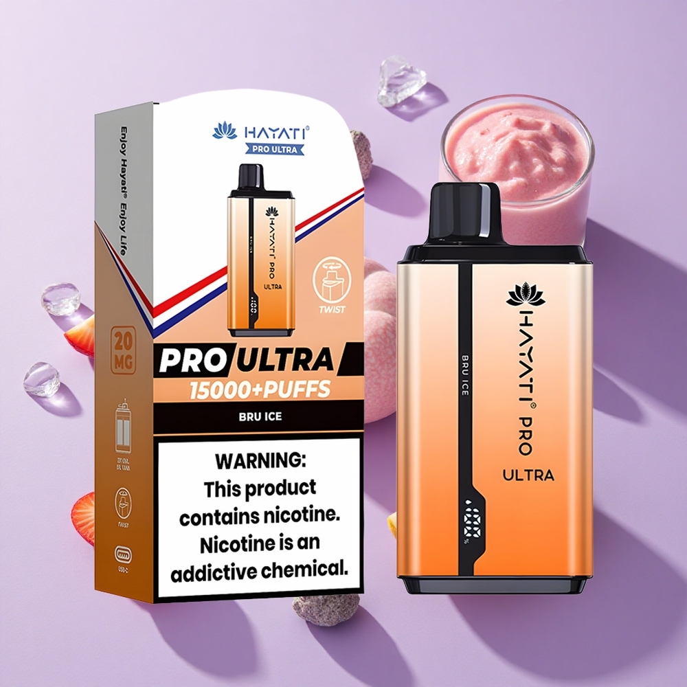 Hayati Pro Ultra 15000 Puffs 24ml Bru Ice