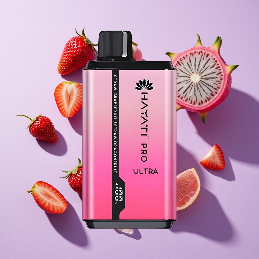 Hayati Pro Ultra 15000 Puffs 24ml Strawberry Grapefruit