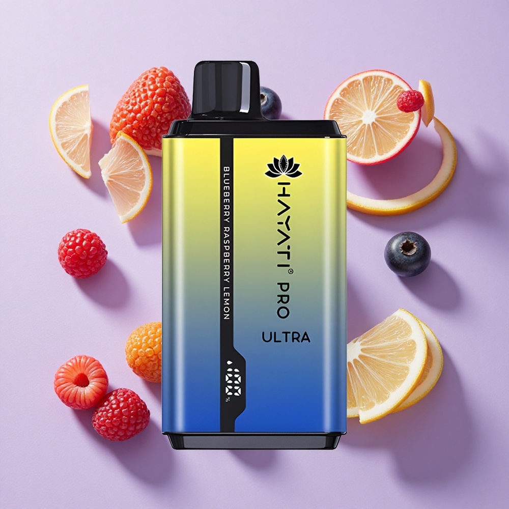 Hayati Pro Ultra 15000 Puffs 2 12ml Blueberry Raspberry Lemon