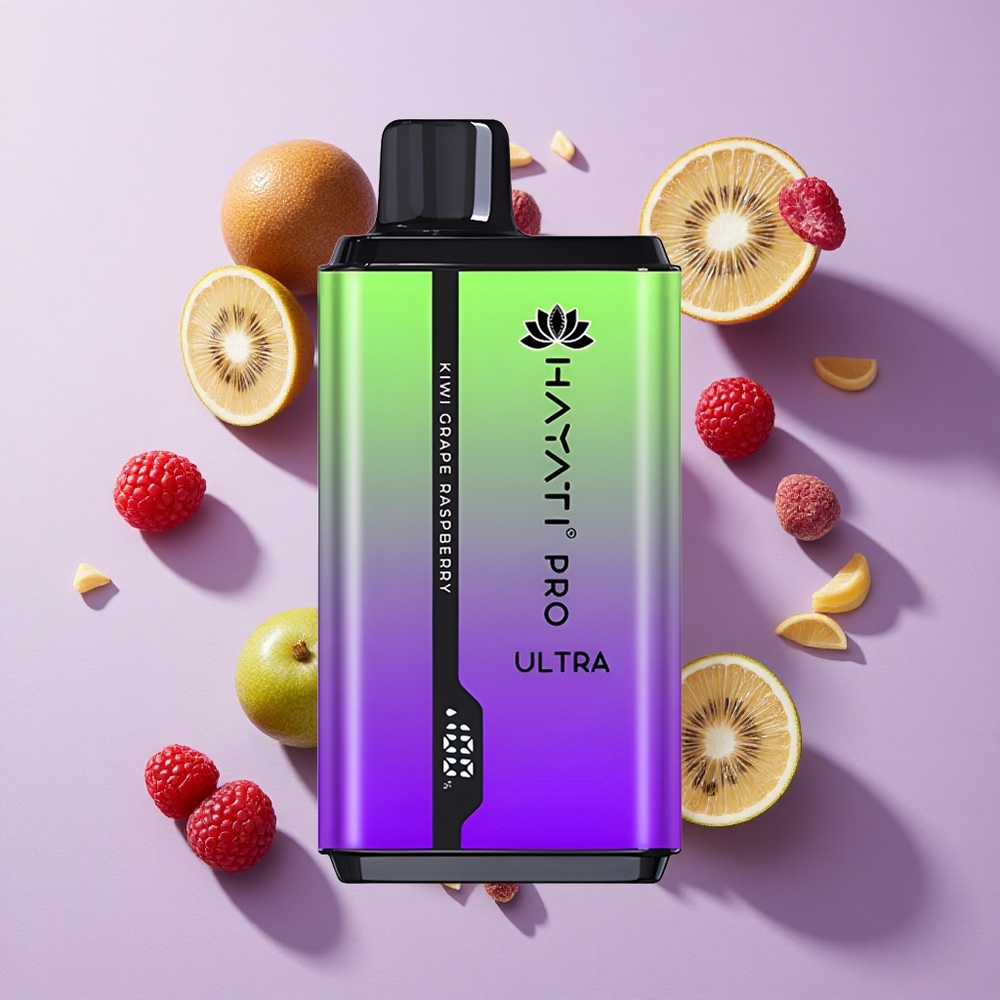Hayati Pro Ultra 15000 Puffs Kiwi Grape Raspberry 24ml