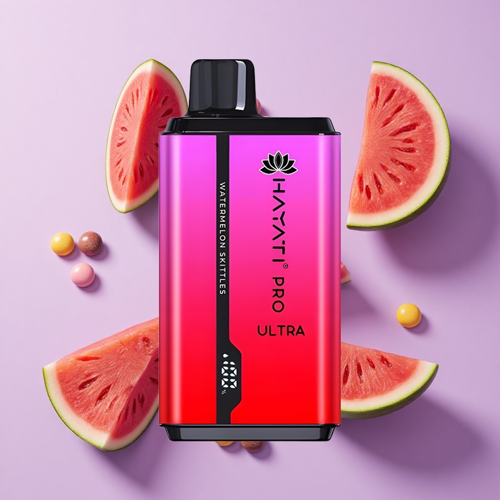 Hayati Pro Ultra 15000 Puffs Watermelon Skittles Double Tank
