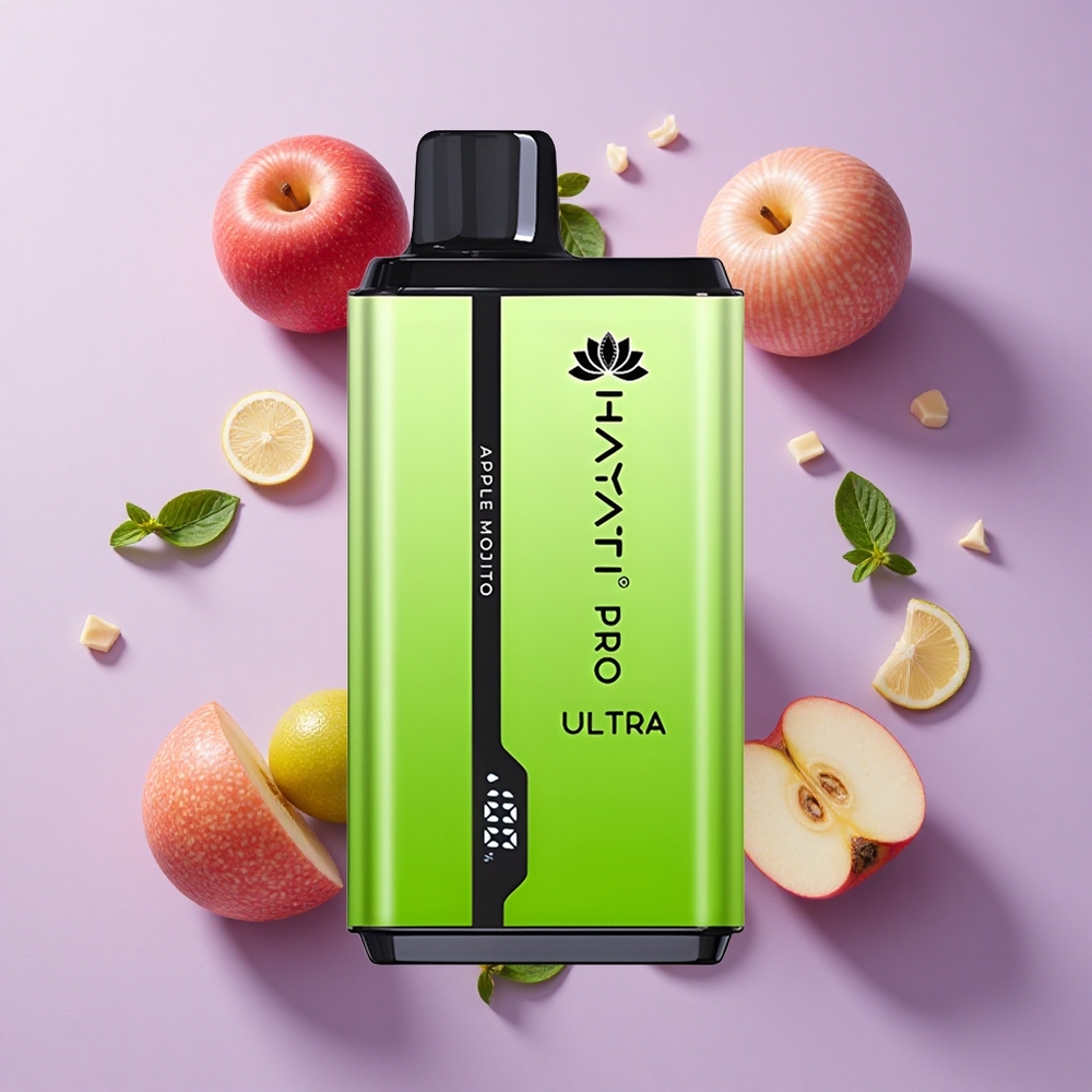 Hayati Pro Ultra 2 12ml 15000 Puffs Disposable Vape Apple Mojito
