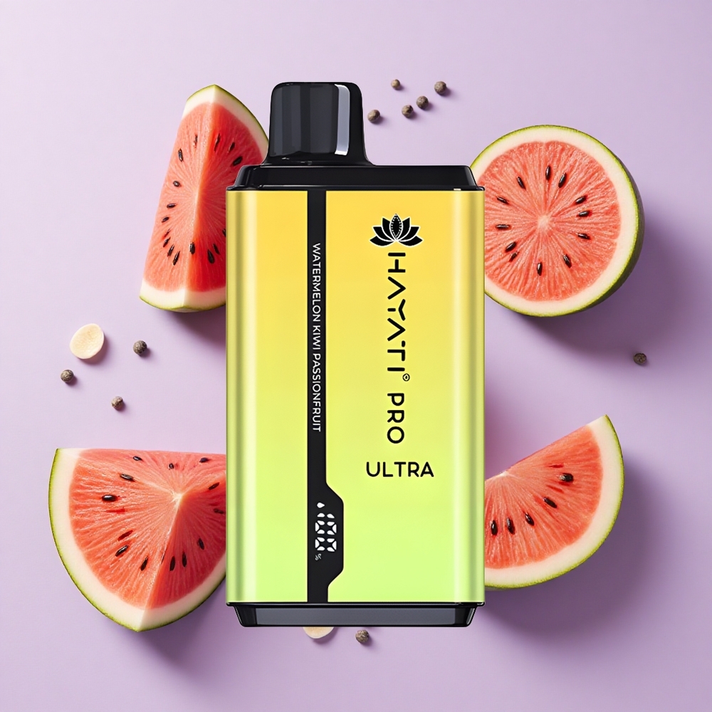 Hayati Pro Ultra 2 12ml 15000 Puffs Watermelon Kiwi Passionfruit