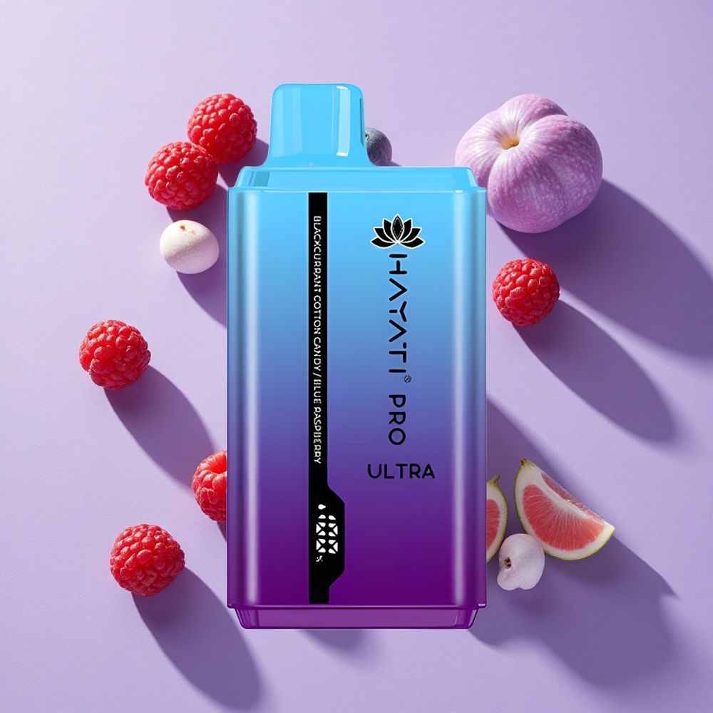 Hayati Pro Ultra Dual Port 15000 Puffs Blackcurrant Cotton Candy