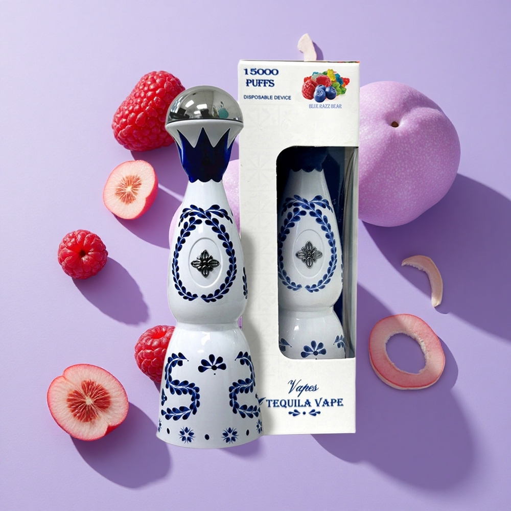 Humo Azul 15000 Puffs Disposable Vape Blue Razz Bear 20mL 5% Nicotine