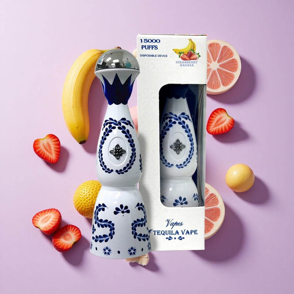 Humo Azul 15000 Puffs Strawberry Banana 20mL USB-C