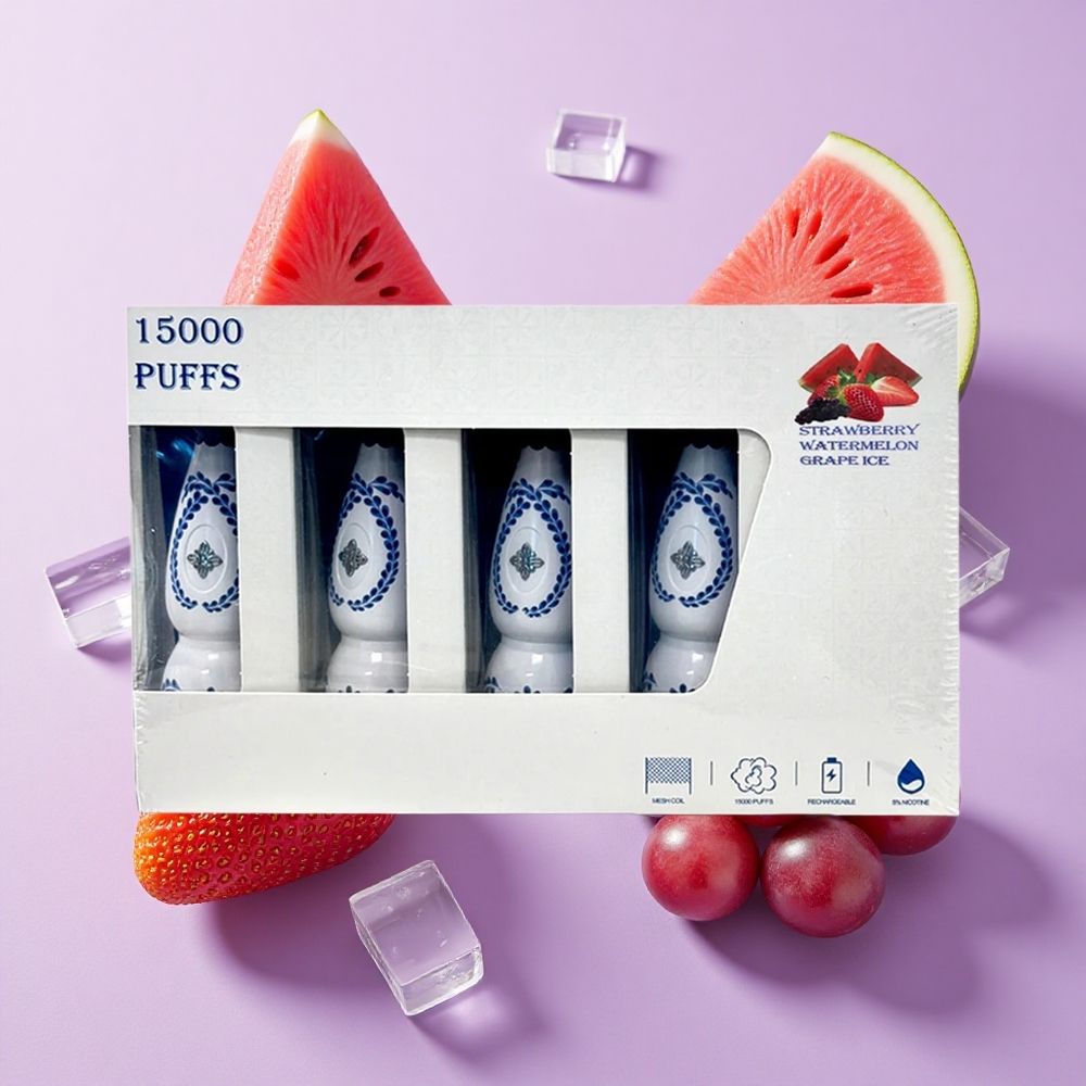 Humo Azul 15000 Puffs USB-C Rechargeable Strawberry Watermelon Grape Ice