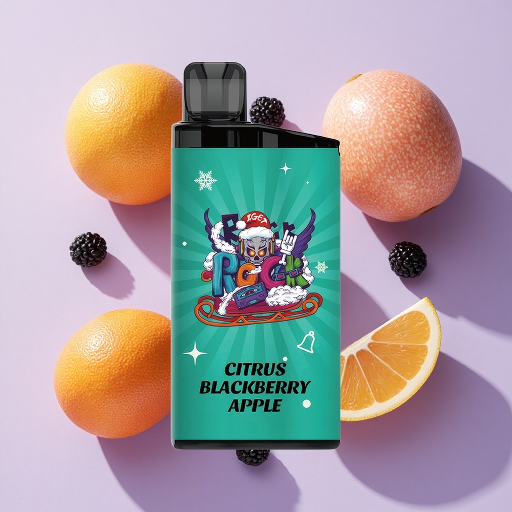 IGET Bar 3500 Puffs 1400 mAh Disposable Vape Citrus Blackberry Apple