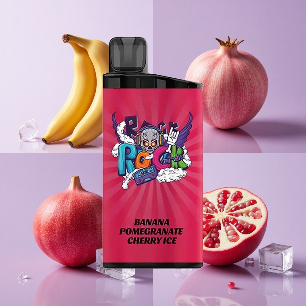IGET Bar 3500 Puffs Disposable Vape Banana Pomegranate Cherry Ice with 1400mAh Battery