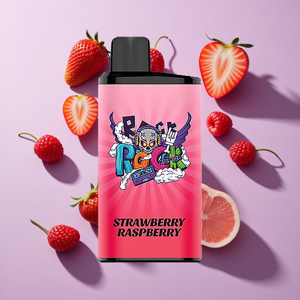 IGET Bar Pro 10000 Puffs Strawberry Raspberry Disposable Vape with 2000 mAh Battery