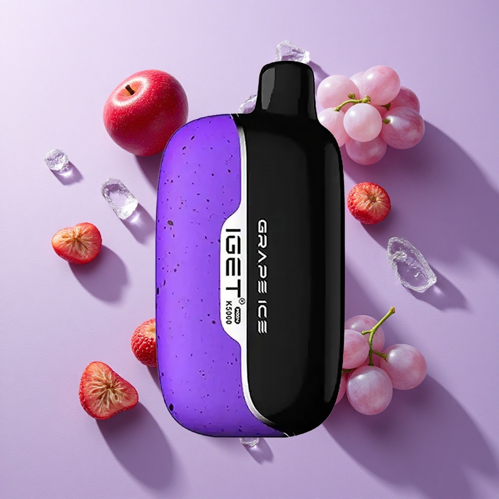 IGET Moon K5000 5000 Puffs Disposable Vape Grape Ice