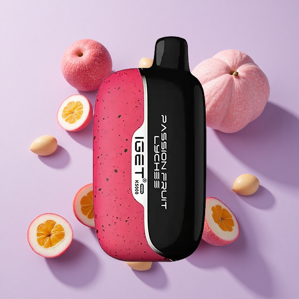 IGET Moon K5000 Puffs Disposable Vape Passion Fruit Lychee 81.5g