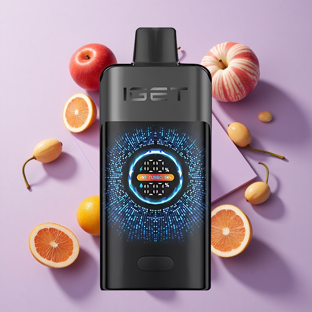 IGET ONE 12000 Puffs Disposable Vape Black Forest with Large Curved Color Screen