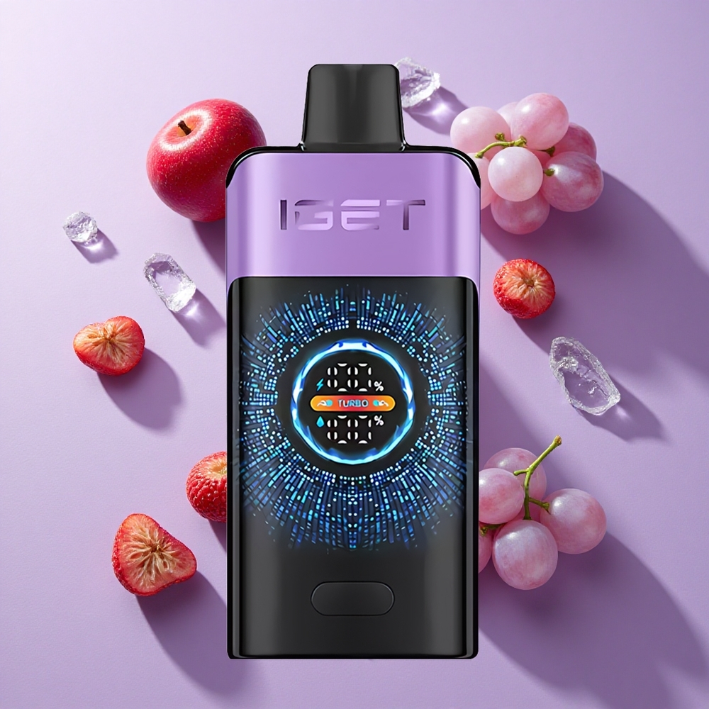 IGET ONE 12000 Puffs Disposable Vape Grape Ice with 2700mAh Battery