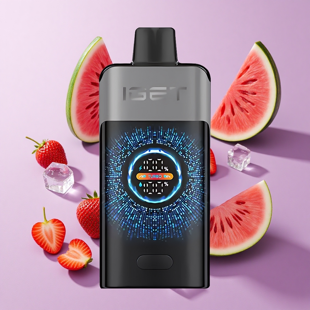 IGET ONE 12000 Puffs Disposable Vape with 2700mAh Battery Strawberry Watermelon Ice