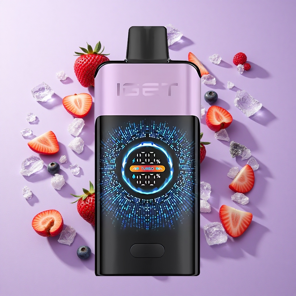 IGET ONE 12000 Puffs Turbo Mode Disposable Vape Mixed Berries Ice
