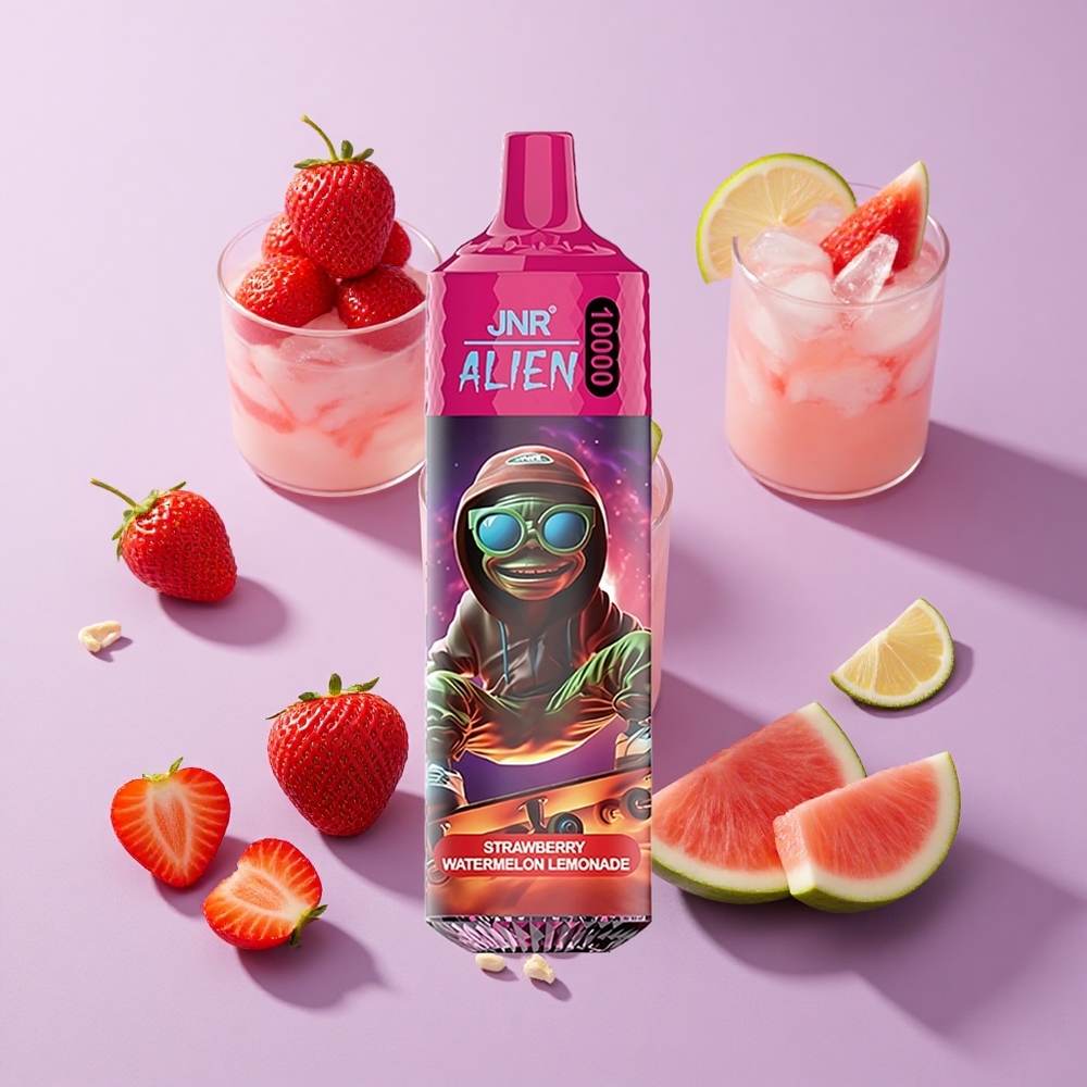 JNR Alien 10000 Puffs 850mAh Strawberry Watermelon Lemonade