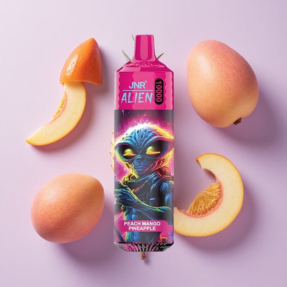 JNR Alien 10000 Puffs 850mAh Type-C Peach Mango Pineapple