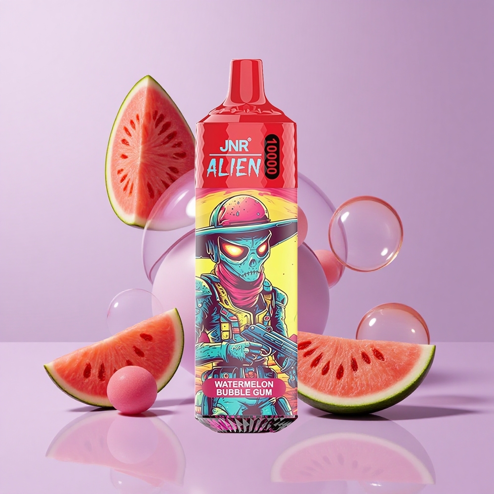 JNR Alien 10000 Puffs 850mAh Watermelon Bubble Gum