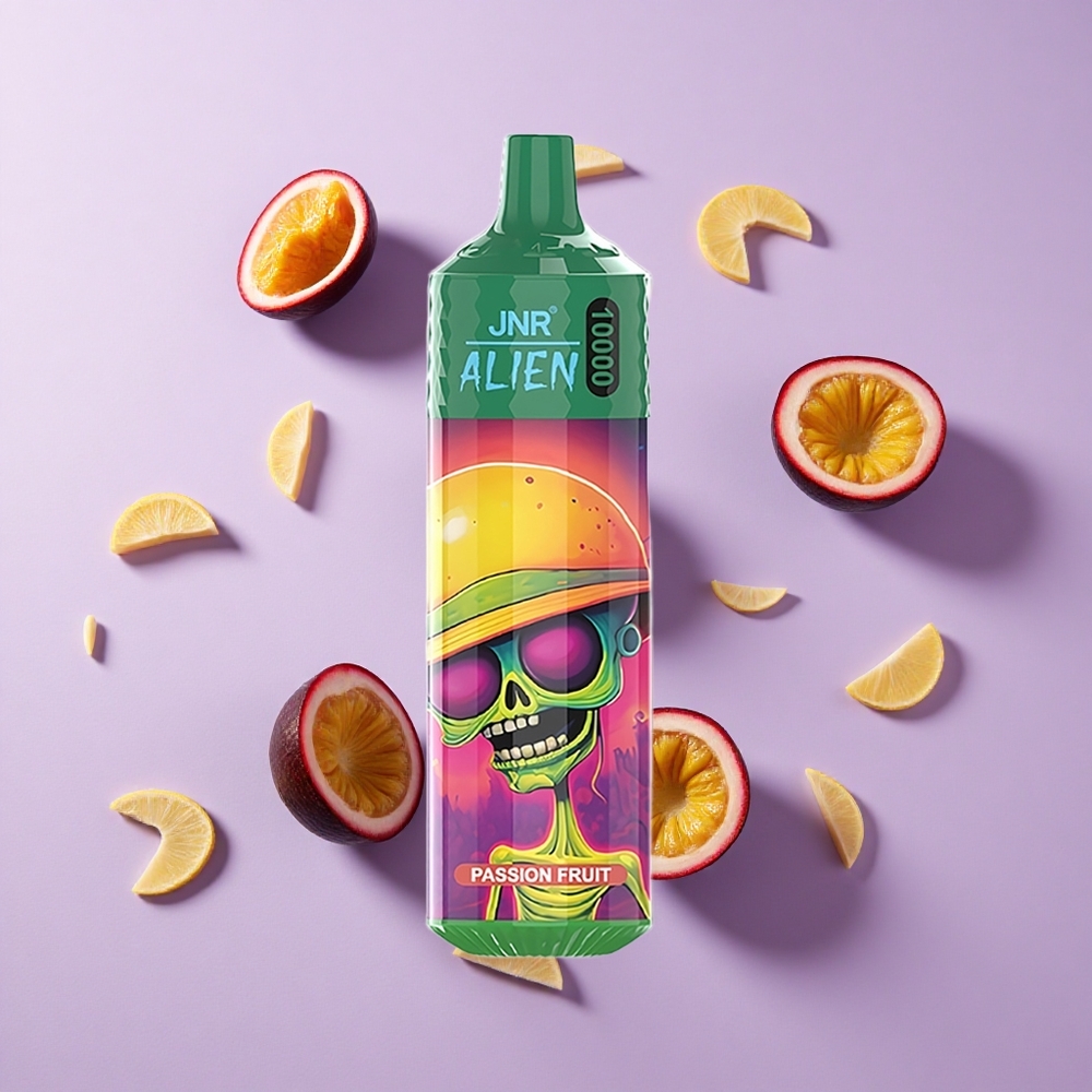 JNR Alien 10000 Puffs Disposable Vape Passion Fruit RGB LED