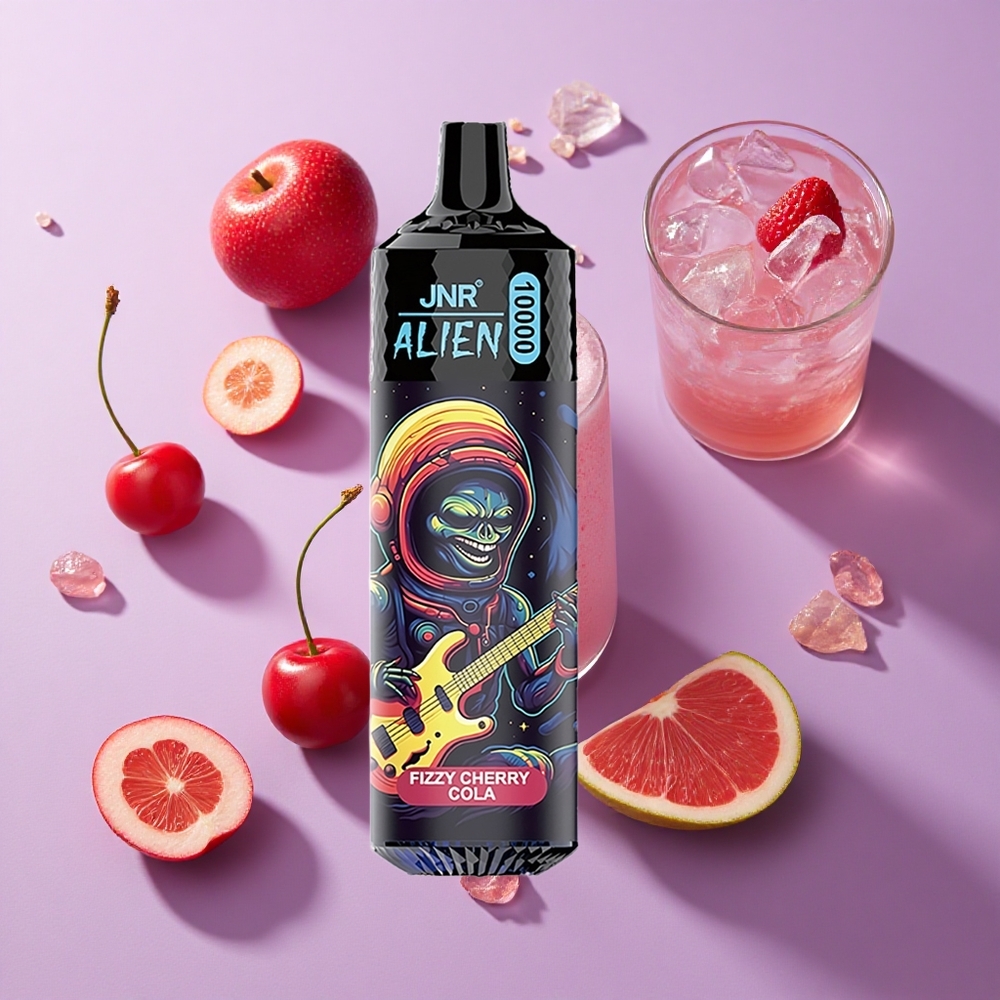JNR Alien 10000 Puffs LED Fizzy Cherry Cola