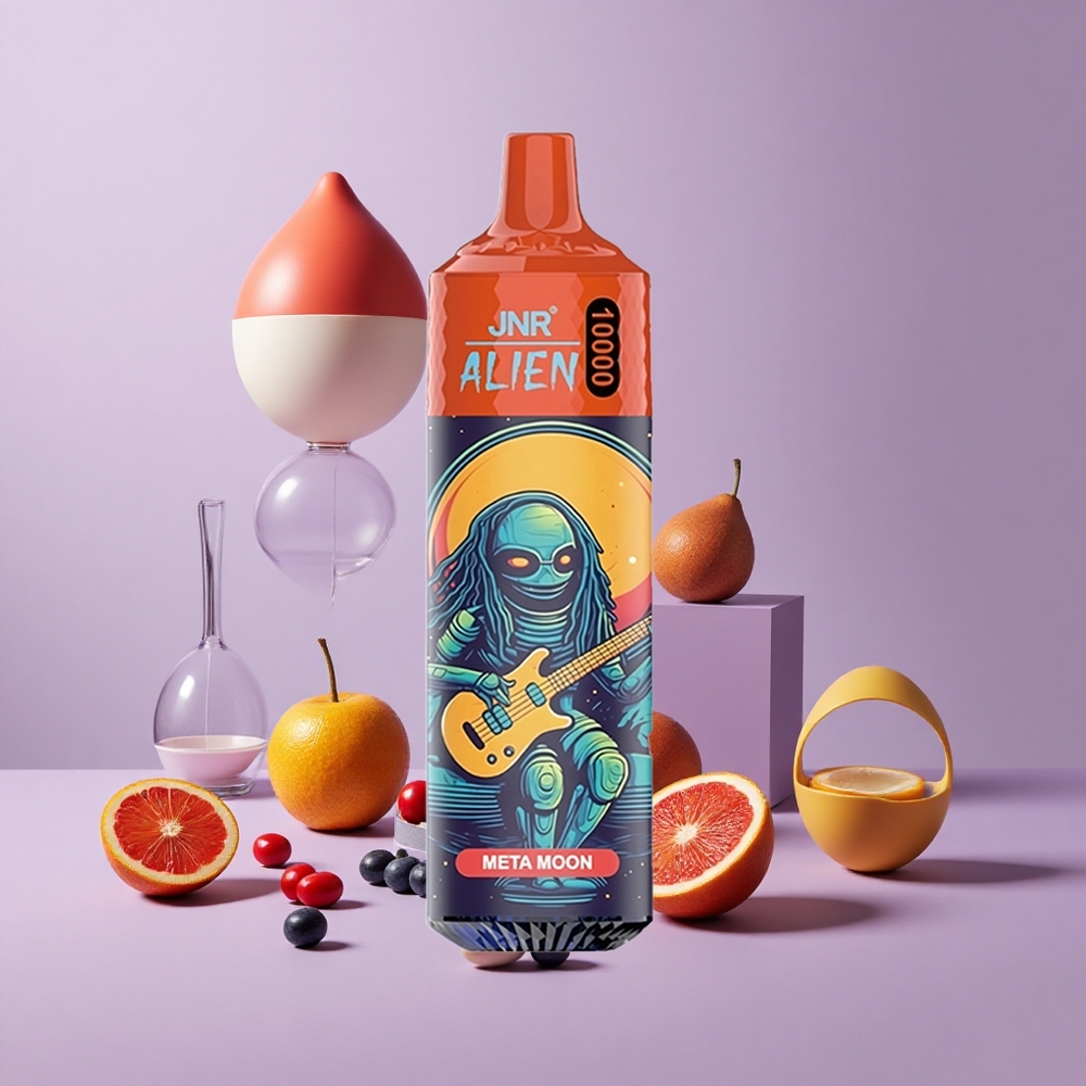 JNR Alien 10000 Puffs Meta Moon RGB LED Sporty Design
