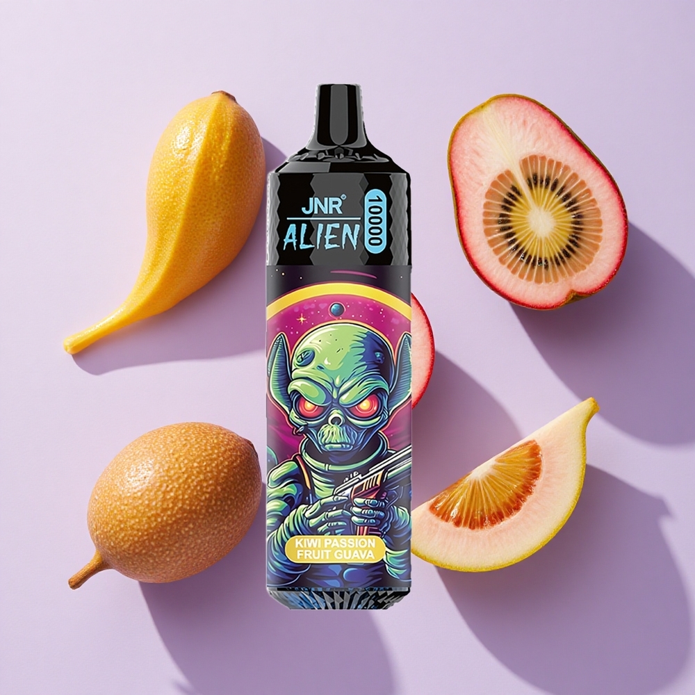 JNR Alien 10000 Puffs RGB Kiwi Passion Fruit Guava