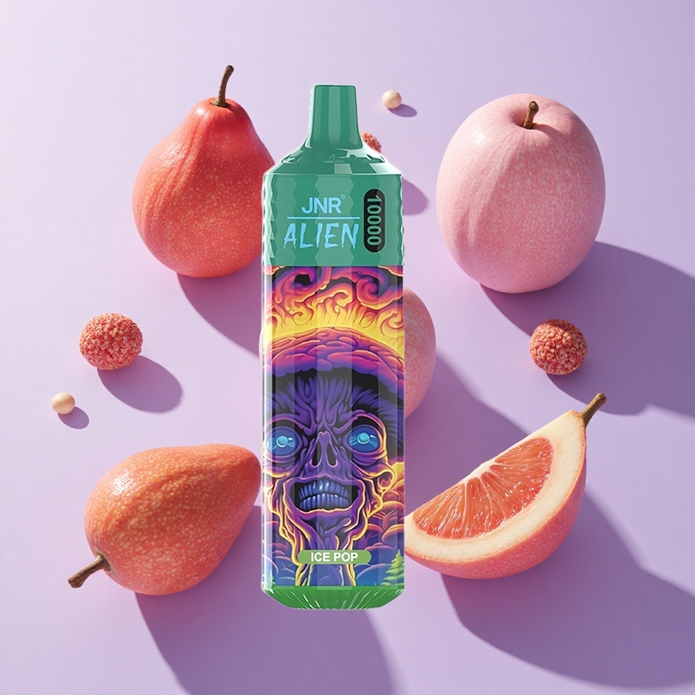 JNR Alien 10000 Puffs RGB LED 20ml Ice Pop
