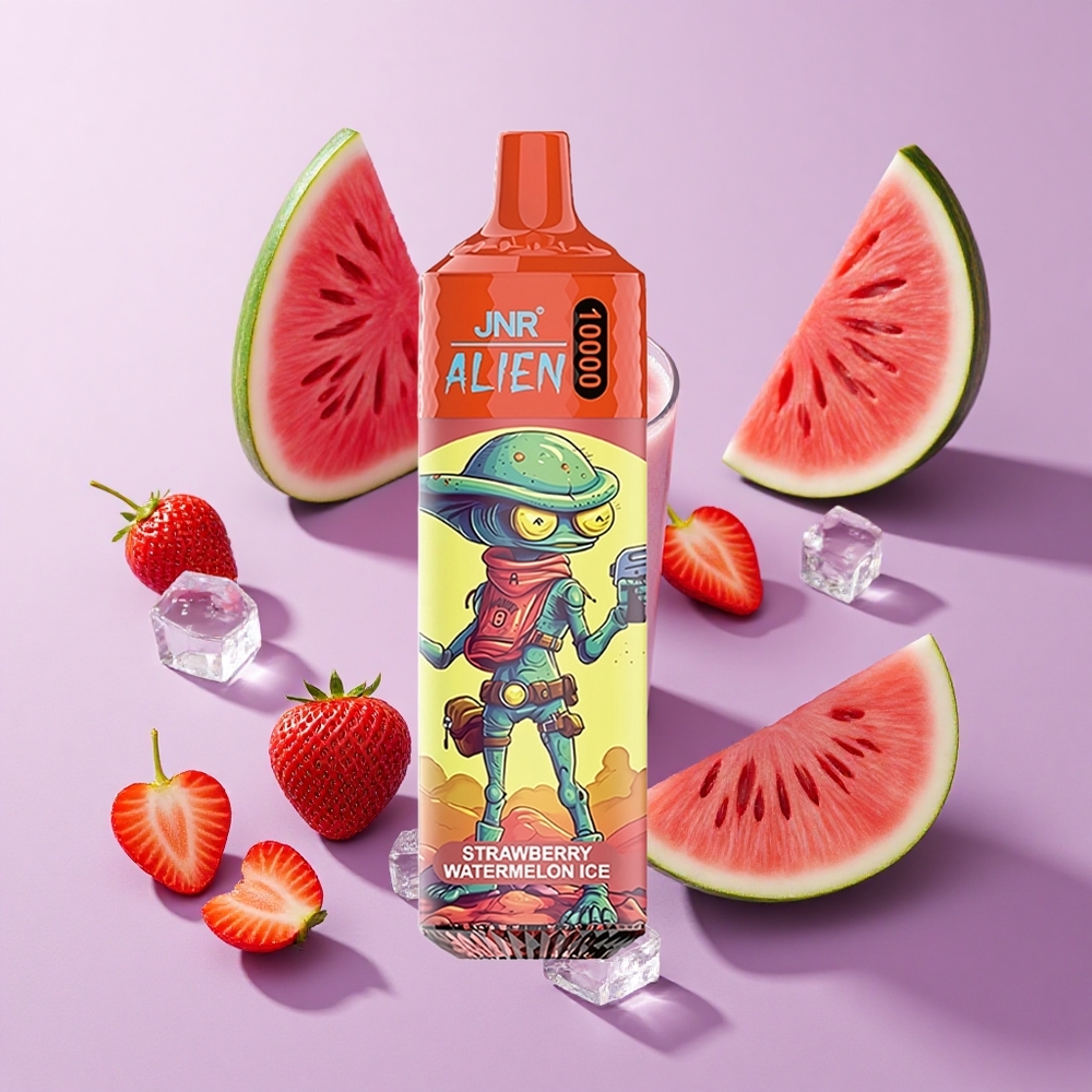 JNR Alien 10000 Puffs Strawberry Watermelon Ice with RGB & Type-C