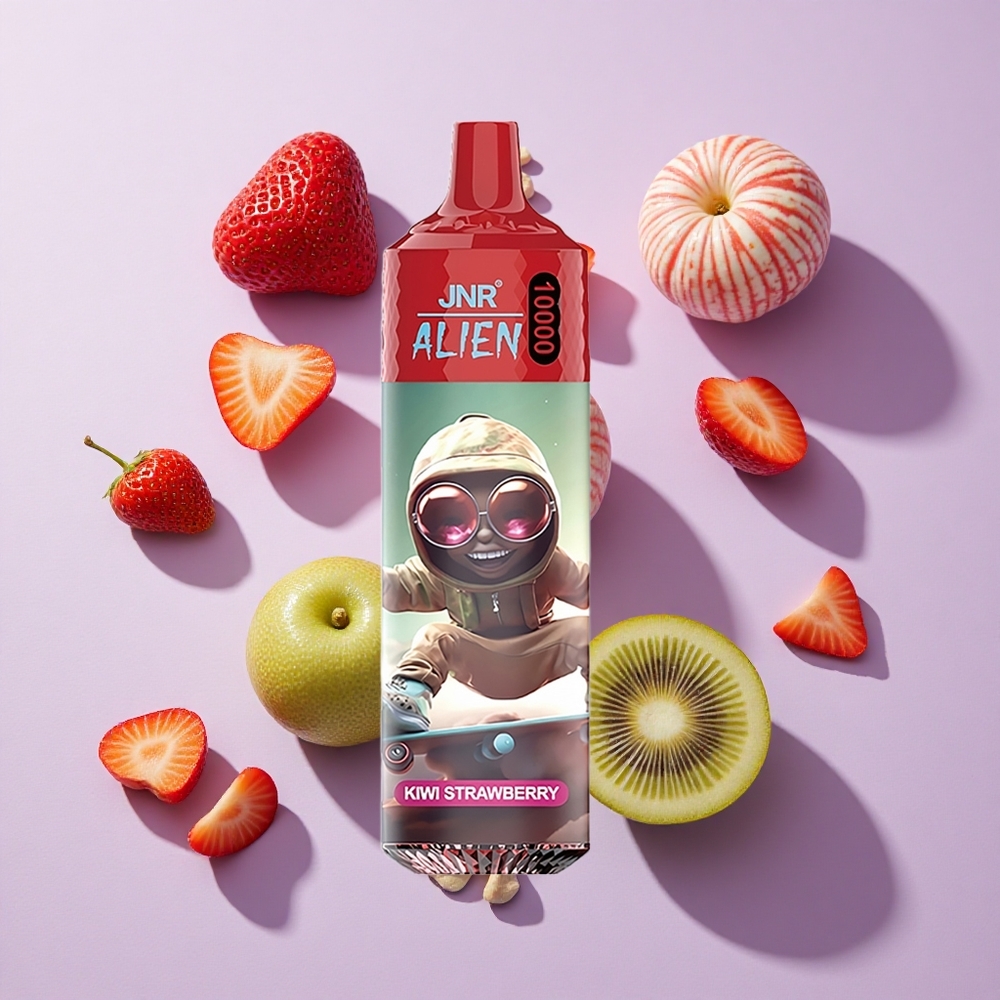 JNR Alien 10000 Puffs Type-C Kiwi Strawberry