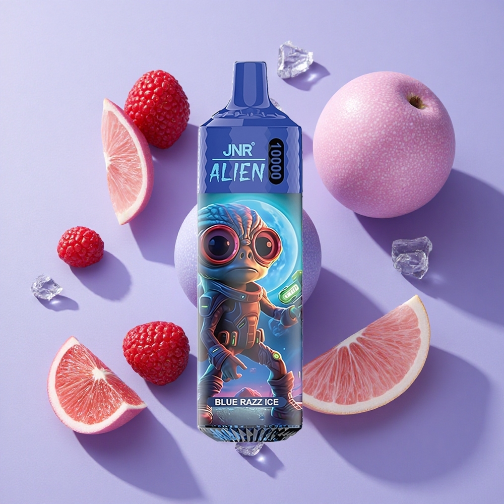 JNR Alien 10000 Puffs Type-C Quick Charge Blue Razz Ice
