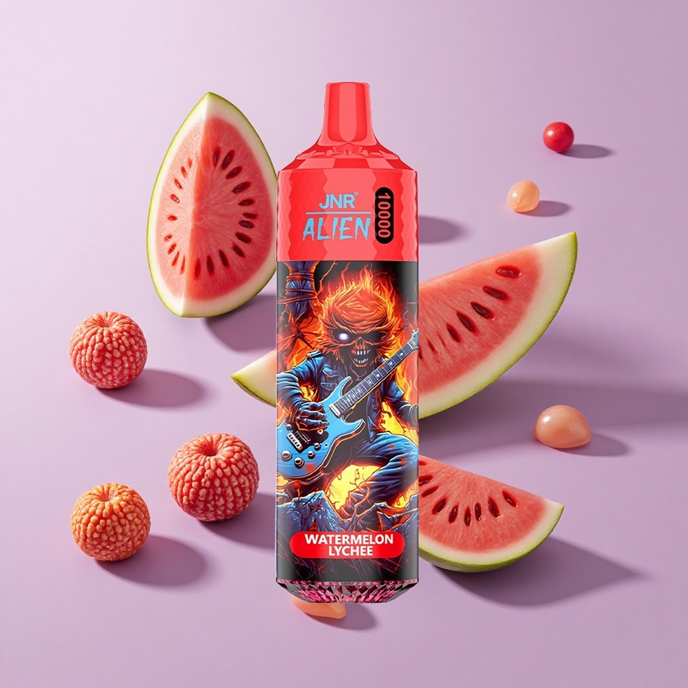 JNR Alien 10000 Puffs Watermelon Lychee with RGB LED & Type-C