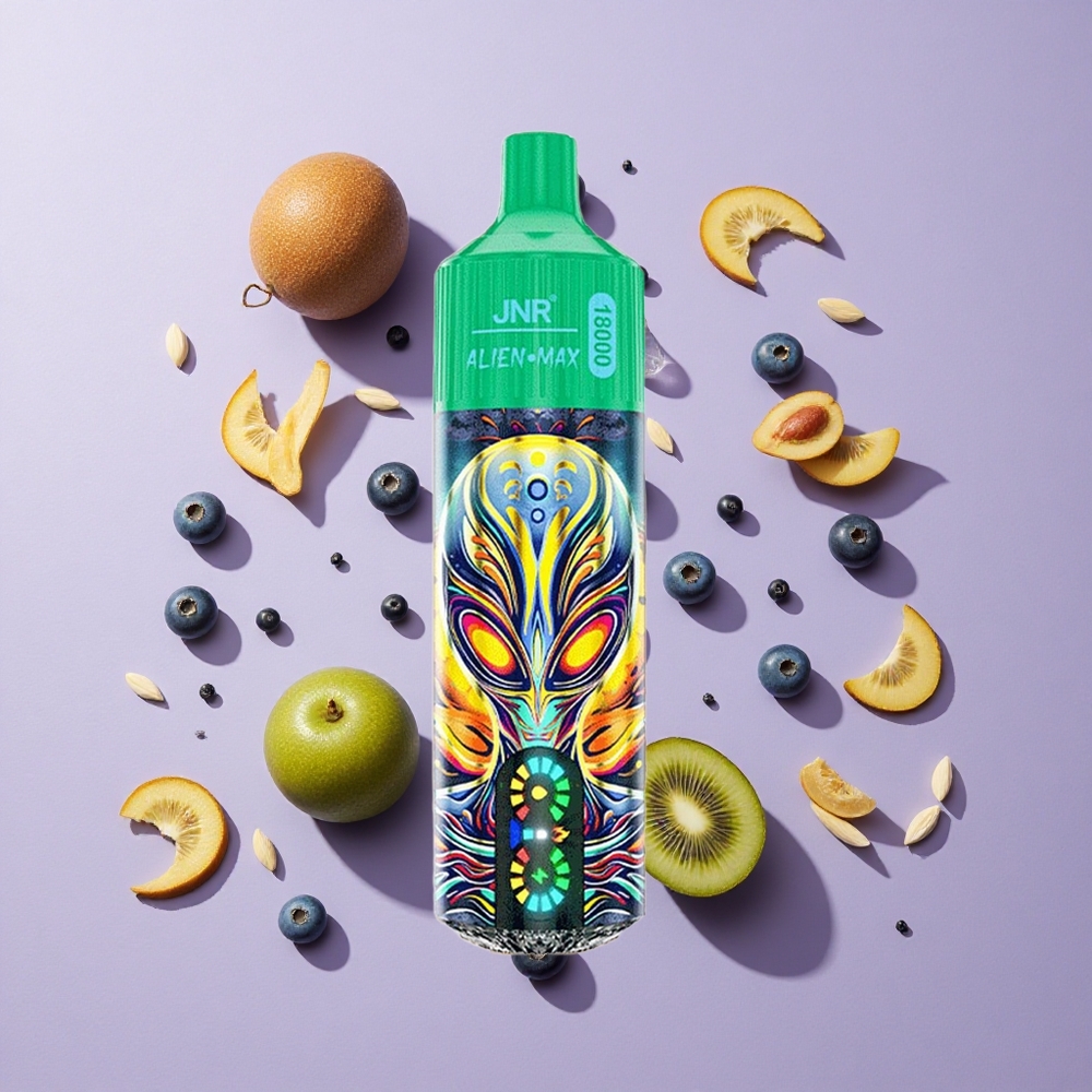 JNR Alien Max 18000 Puffs Dual Mesh Blueberry Kiwi