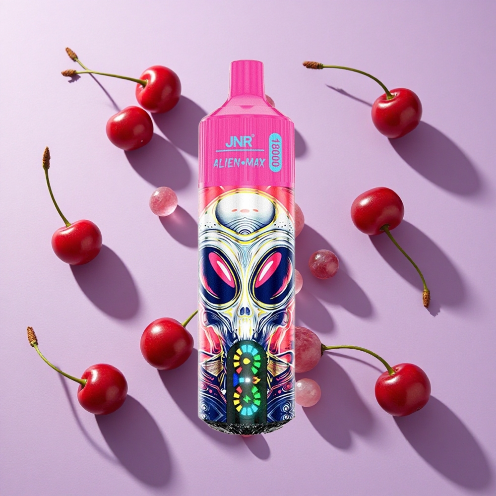 JNR Alien Max 18000 Puffs Dual Mesh Cherry Berry