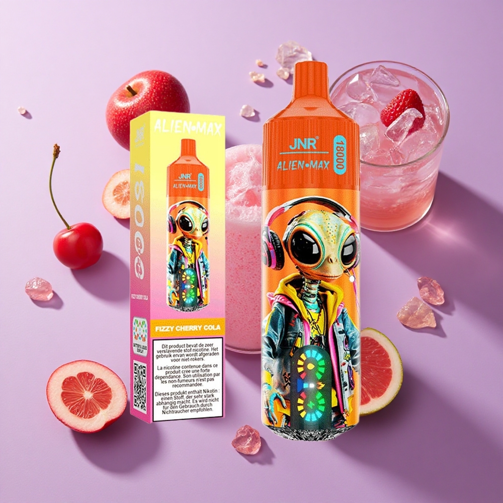 JNR Alien Max 18000 Puffs Dual Mesh Fizzy Cherry Cola