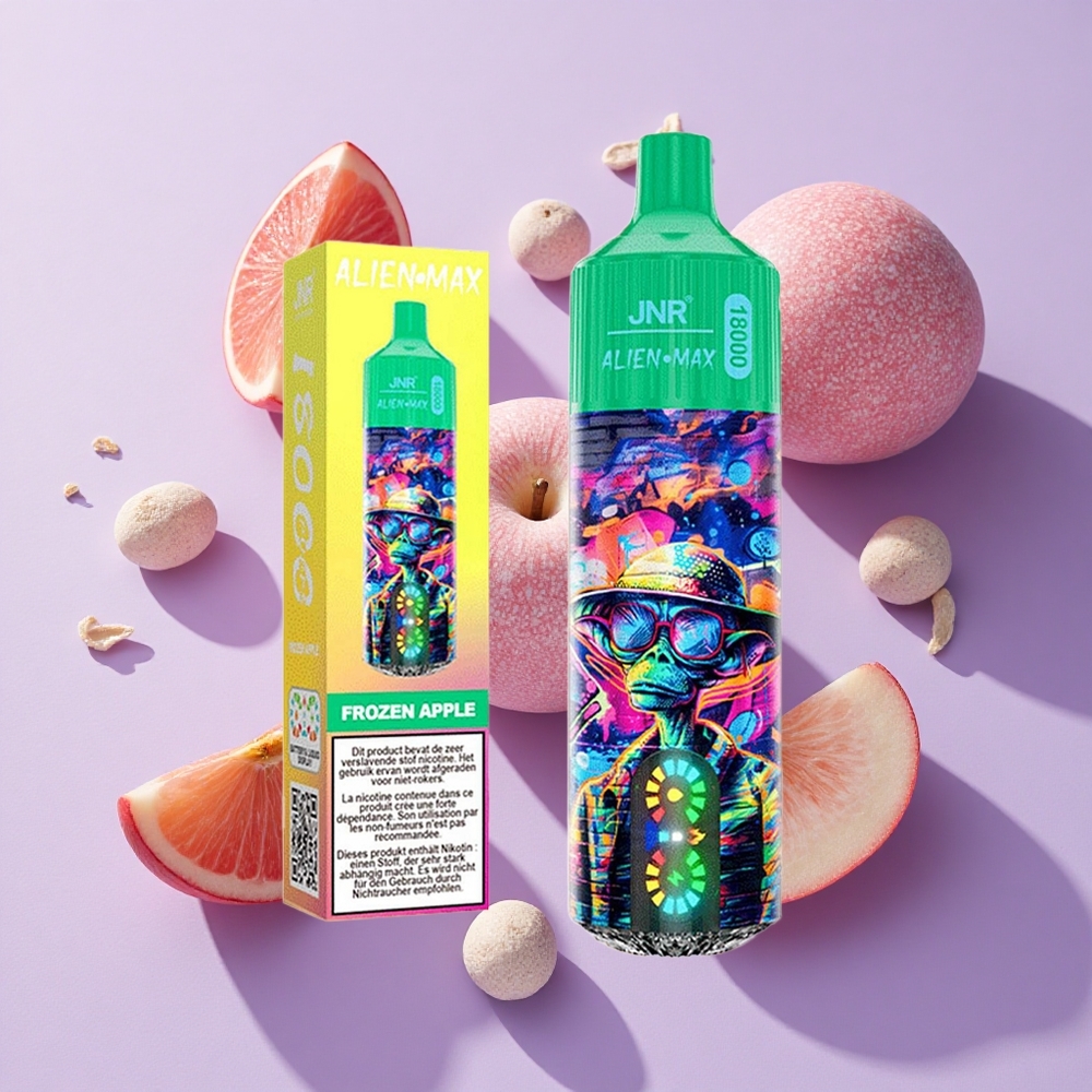 JNR Alien Max 18000 Puffs Dual Mesh Frozen Apple