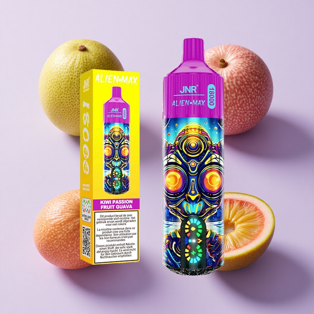 JNR Alien Max 18000 Puffs Dual Mesh Kiwi Passion Fruit Guava