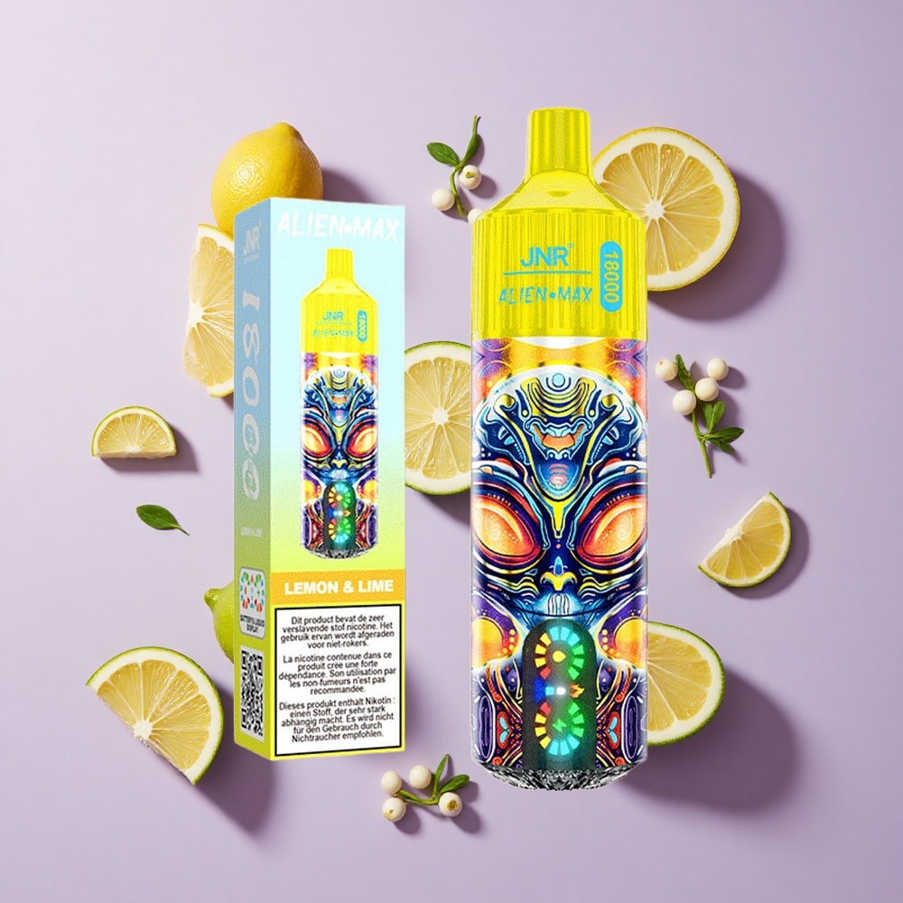 JNR Alien Max 18000 Puffs Dual Mesh Lemon & Lime