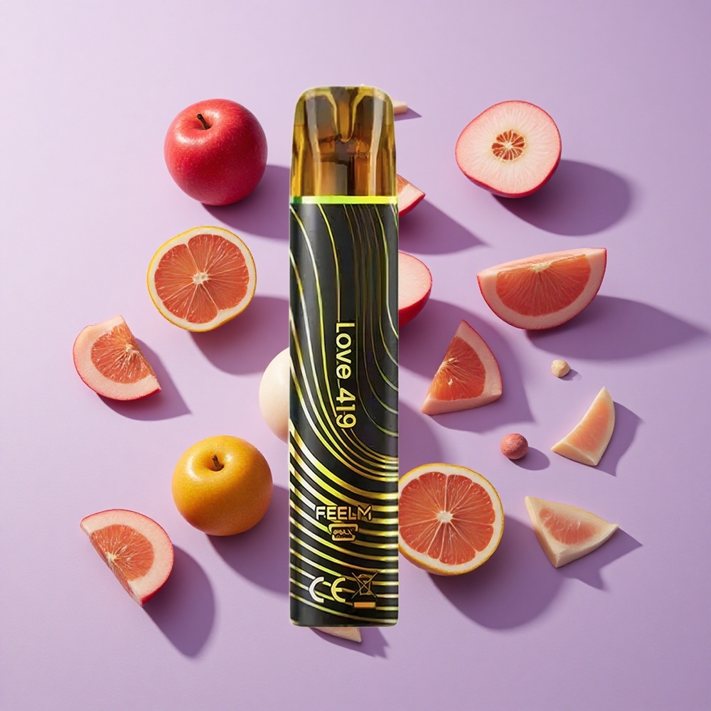 JNR Black&Golden 600+200 Puffs 2ml Disposable Vape Love 419