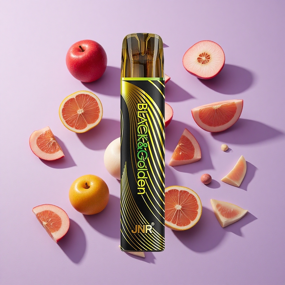 JNR Black&Golden 600+200 Puffs 2ml Disposable Vape Love 419