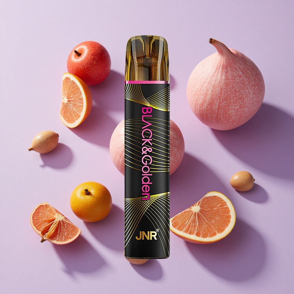JNR Black&Golden 600+200 Puffs Disposable Vape Lady Killa