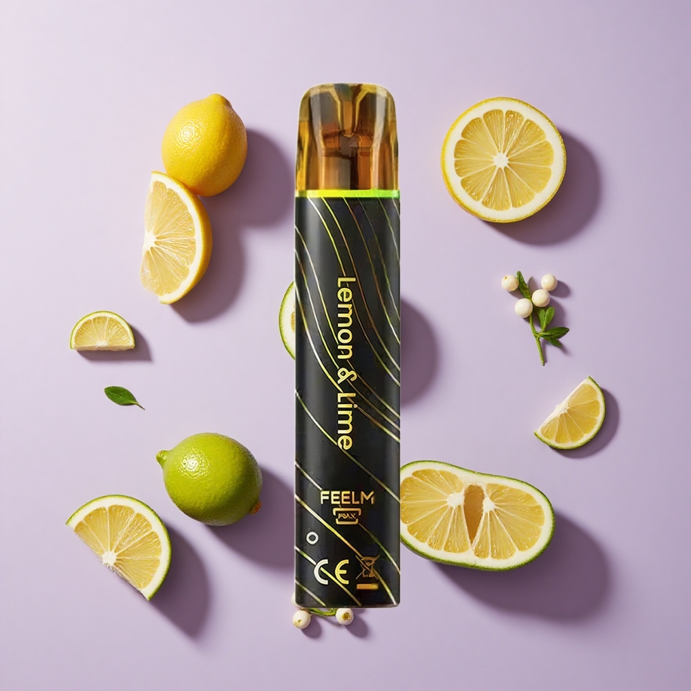 JNR Black&Golden 600+200 Puffs Disposable Vape Lemon & Lime 2% Nicotine