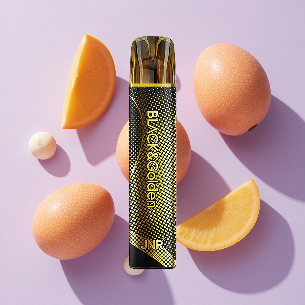 JNR Black&Golden 600+200 Puffs Disposable Vape Triple Mango