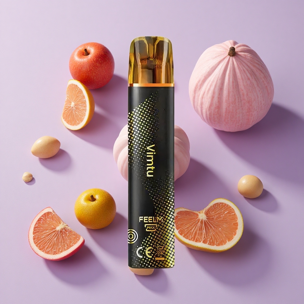 JNR Black&Golden 600+200 Puffs Disposable Vape Vimtu