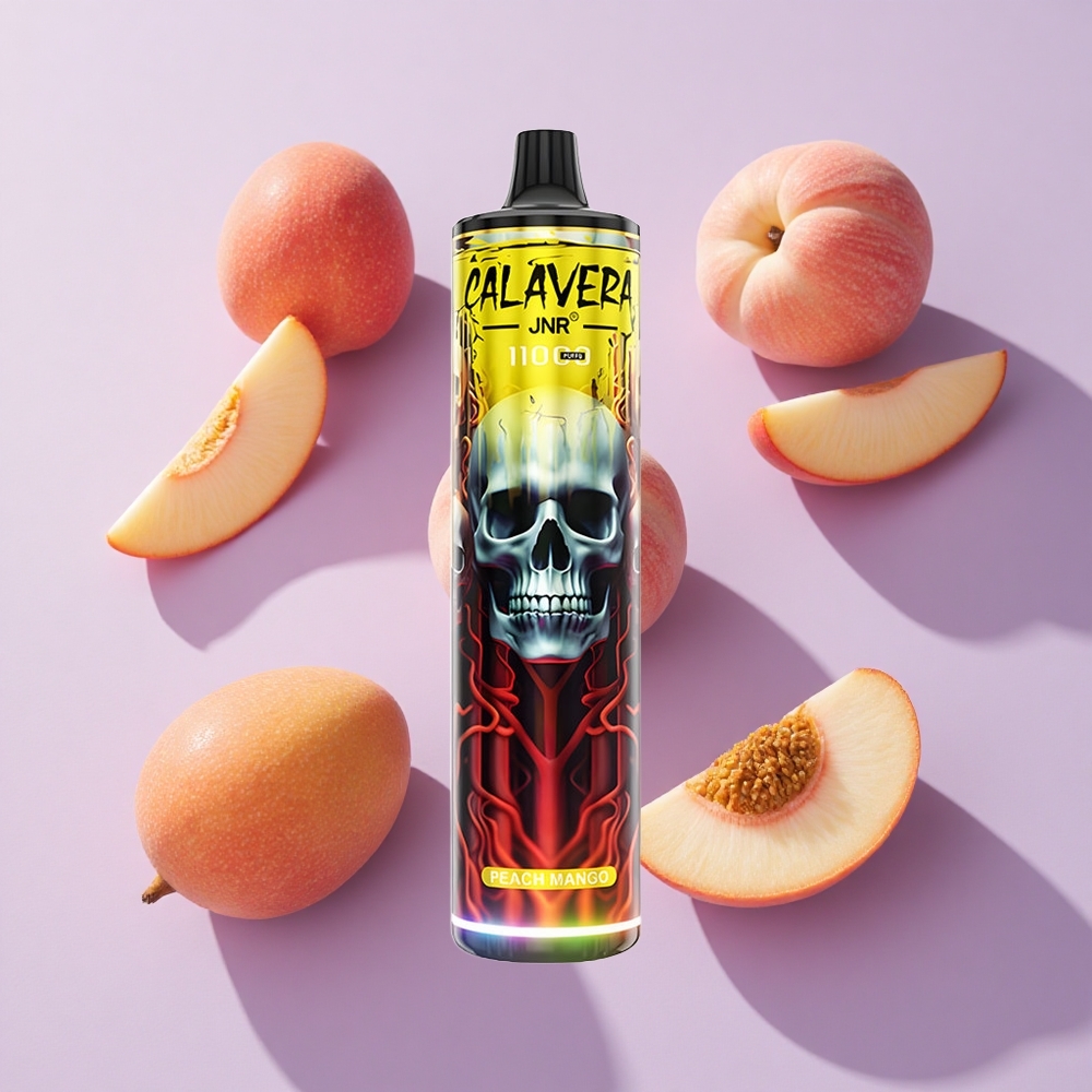 JNR Calavera 11000 Puffs 21ml Peach Mango Disposable Vape